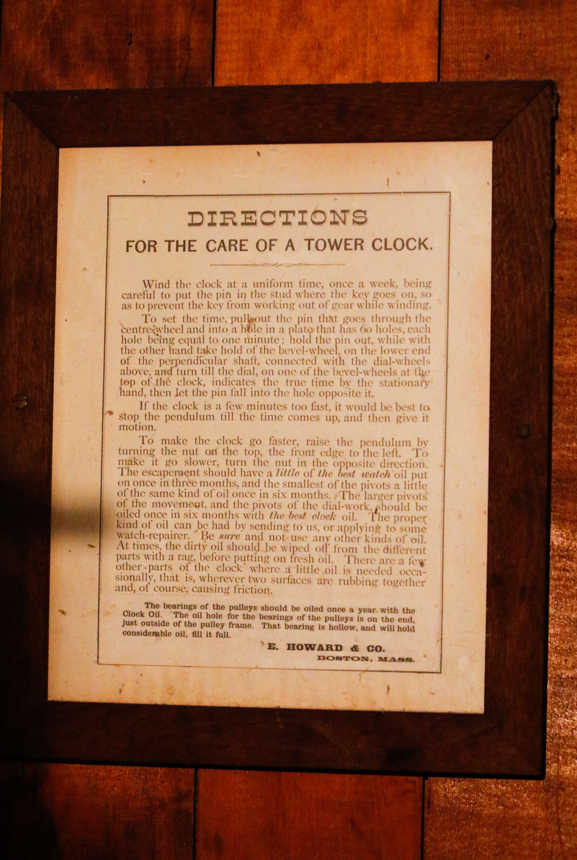 Courthouse clock adjusted for daylight saving time